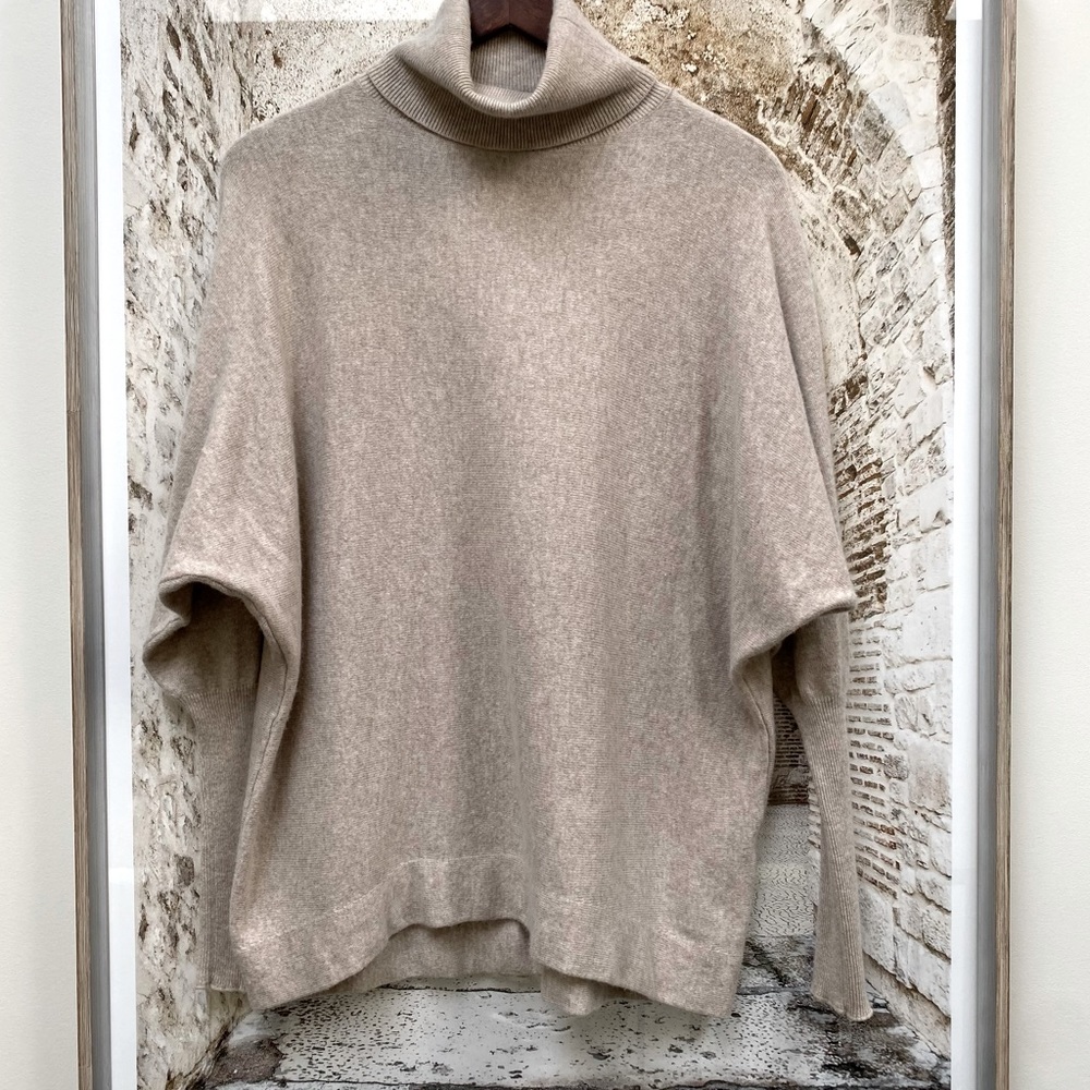 Joie Oversized Cashmere Turtleneck
